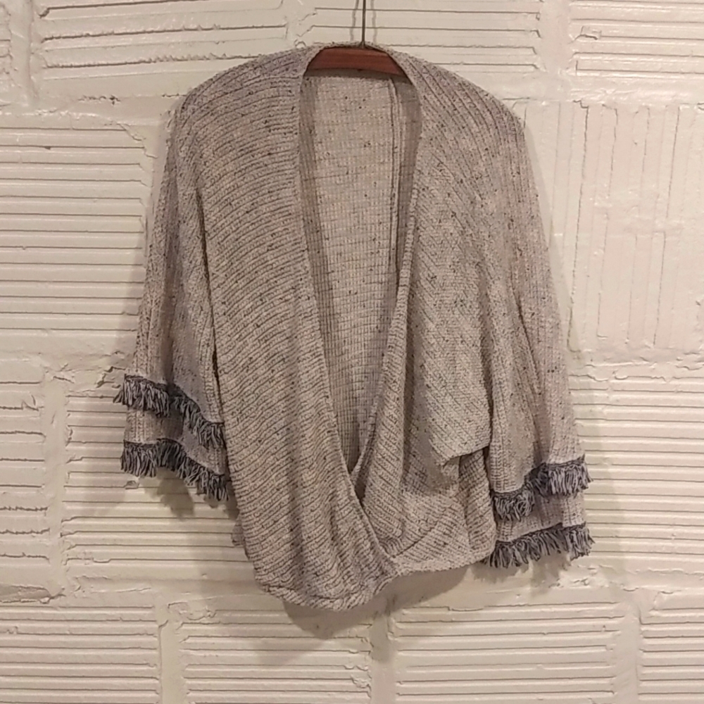 This a anthropology eri + ali brand pull over cardigan